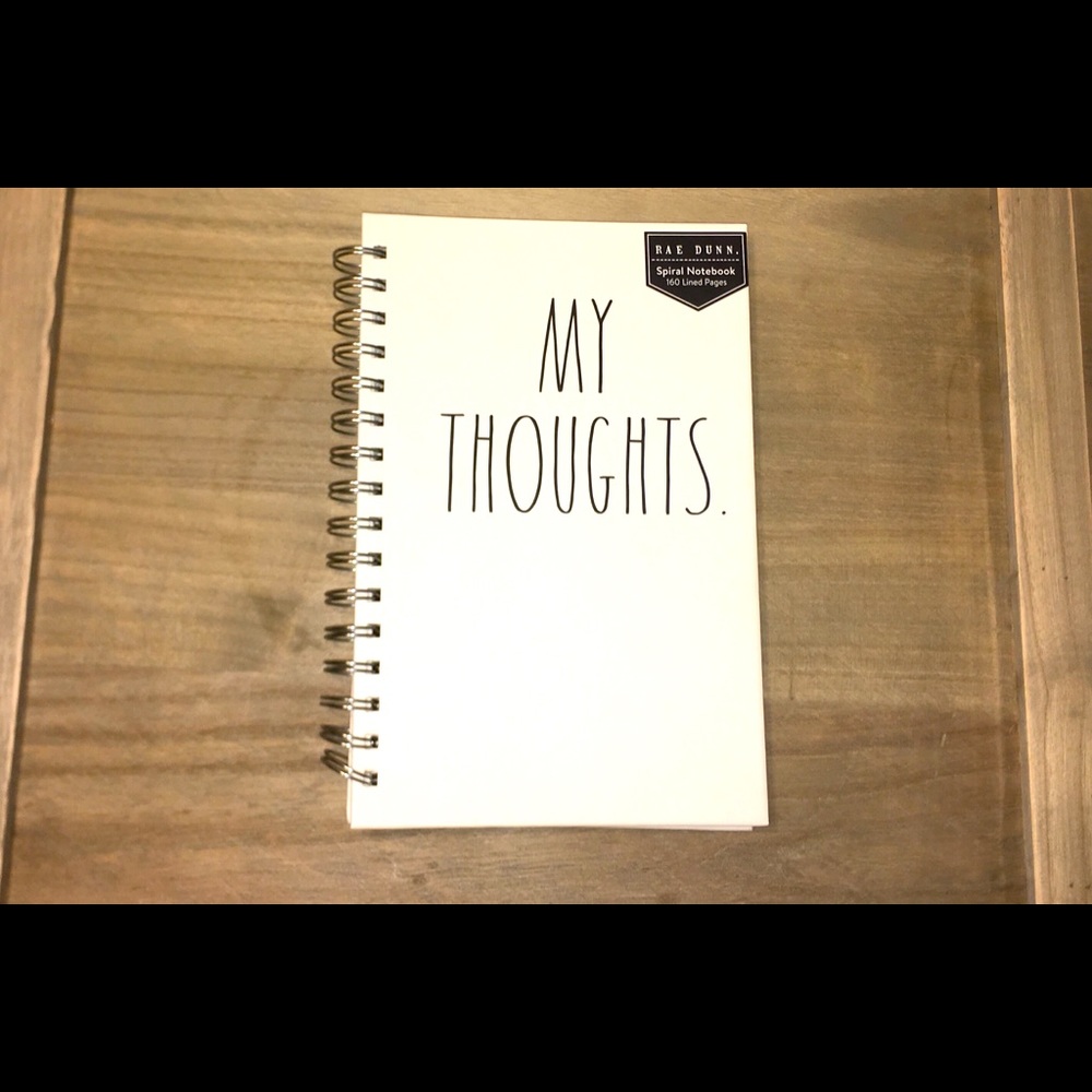 ๐ RAE DUNN My Thoughts Journal - Picture 1 of 3